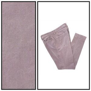 Ann Taylor LOFT Modern Skinny Corduroy Pants Size 10 Mauve Lavender